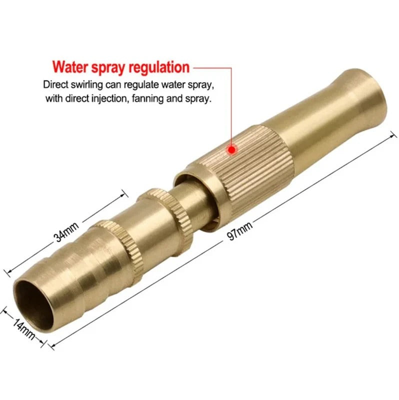 High-pressure Metal Brass Adjustable Nozzle Water Spray